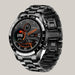 Smart Pedometer Heart Rate Watch Black 1pc