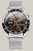 Smart Pedometer Heart Rate Watch Silver A 1pc