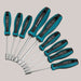 Socket Screwdriver Set Green 9Pcs 3 to 8mm