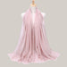 Solid color diamond and scarves Pink