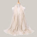 Solid color diamond and scarves Beige