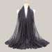 Solid color diamond and scarves Dark Grey