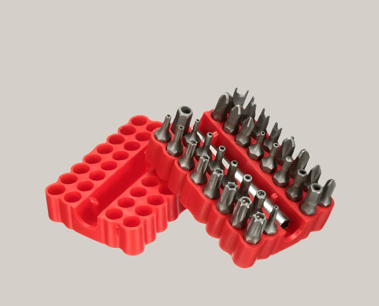 Special-shaped screwdriver Hollow red