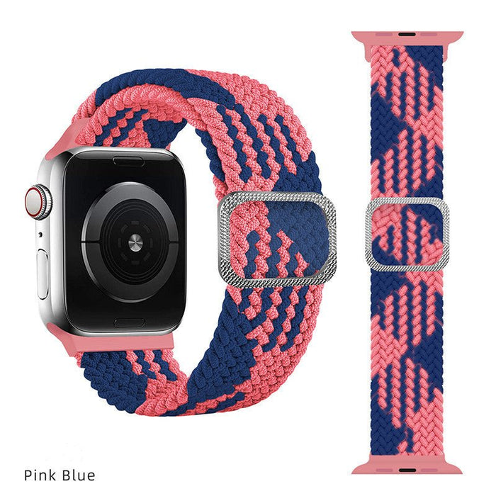 Unisex Rainbow Woven Sport Watch Strap A11