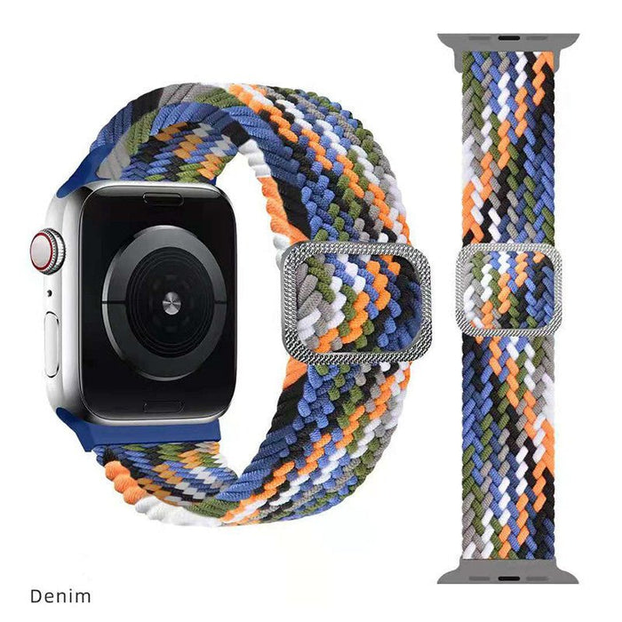 Unisex Rainbow Woven Sport Watch Strap A6