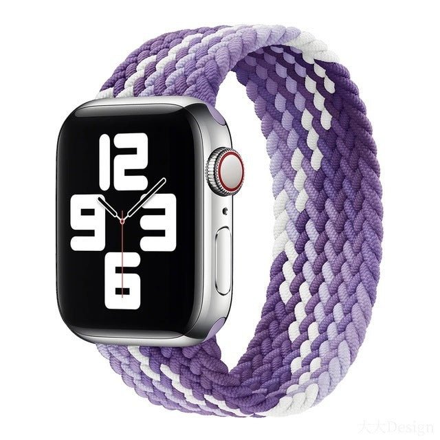 Unisex Rainbow Woven Sport Watch Strap A16