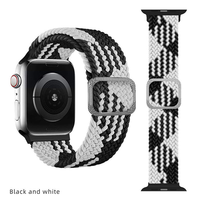 Unisex Rainbow Woven Sport Watch Strap A13