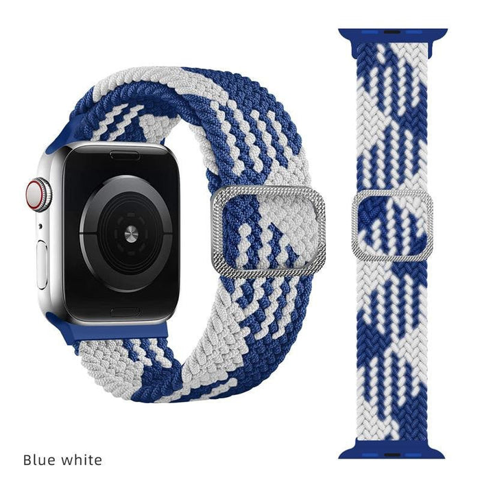Unisex Rainbow Woven Sport Watch Strap A9