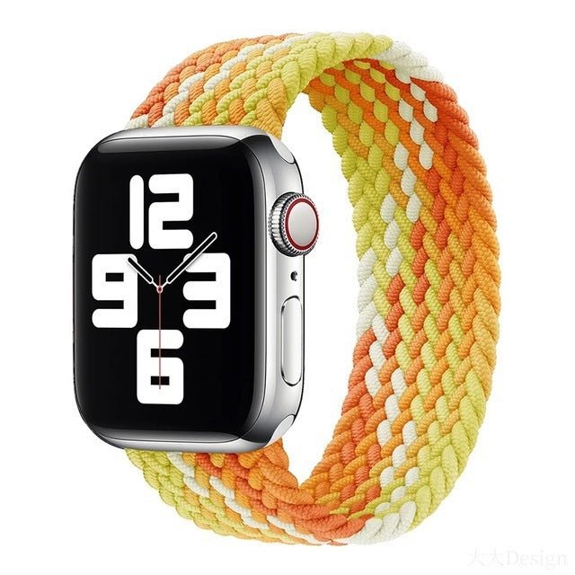 Unisex Rainbow Woven Sport Watch Strap A18