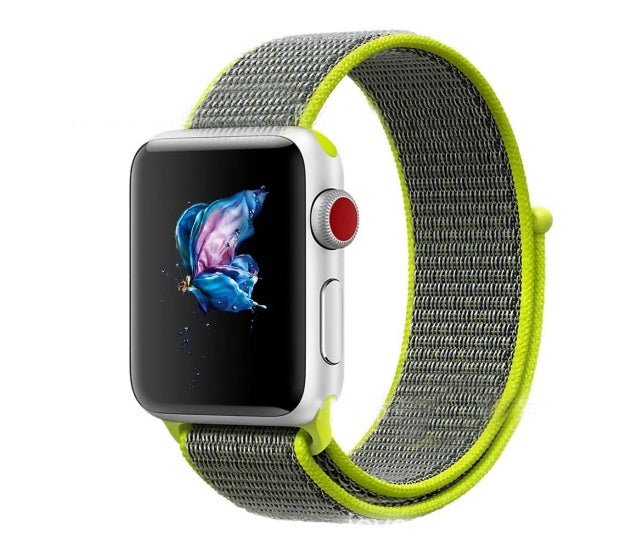 Sports Nylon Loop Watch Strap green