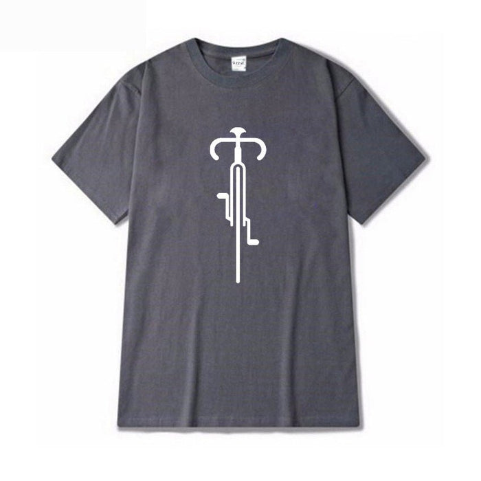 Spring And Autumn Bottoming Shirt Men Clothing Dark Grey