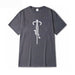 Spring And Autumn Bottoming Shirt Men Clothing Dark Grey