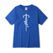 Spring And Autumn Bottoming Shirt Men Clothing Blue