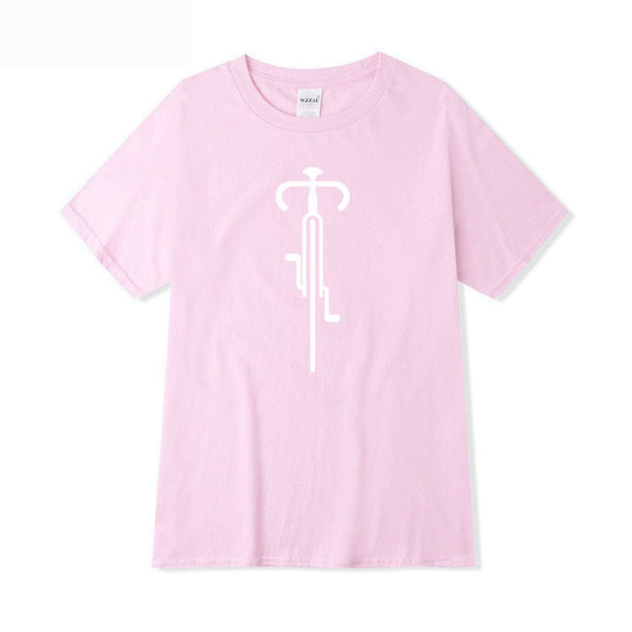 Spring And Autumn Bottoming Shirt Men Clothing Pink