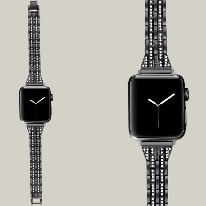Stainless Steel Replacement Watch Strap Black 42mm