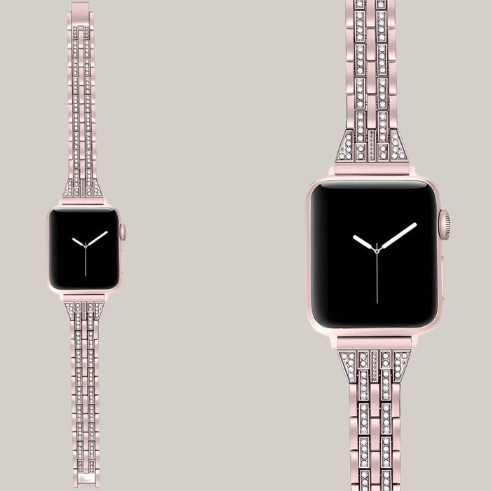 Stainless Steel Replacement Watch Strap Rose gold 42mm