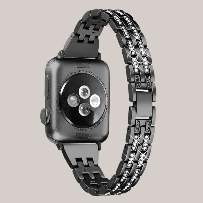 Stainless Steel Replacement Watch Strap Black 38mm