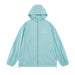 Starry Embroidered Letters Men Clothing Light Blue