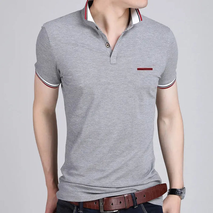 Stylish Polo Shirt for Men - Comfortable Fit Grey