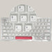 Sublimation Key Cap For Keyboards Cang Jie Voicebox