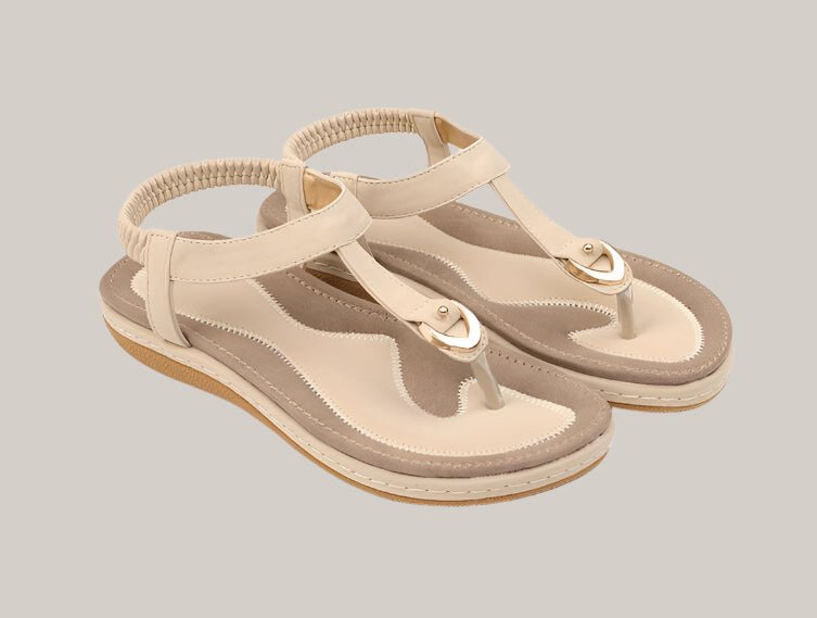 Women's Summer Sandals Apricot Color
