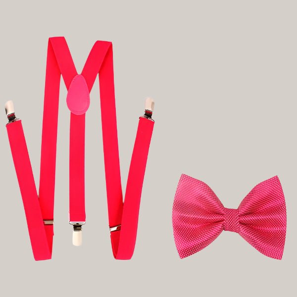 Suspenders and Bow Tie Set 21 Adult