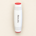 White MOKURU fidget roller with red ends