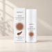 White liquid foundation bottle and box in cocoa shade