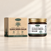 WoodSleep sunscreen balm jar with gold lid and kraft box
