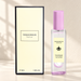 YINGHUANGJIA fragrance bottle with a lilac cap and matching pale box