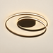 Two-ring bronze ceiling light