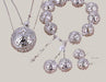 Three-dimensional Ball Pendant Jewelry White