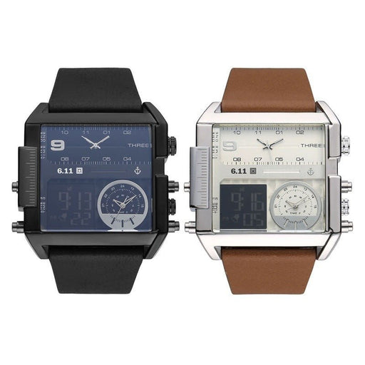 Three-Display Sports Electronic watch