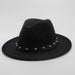 Unisex Woolen Winter Hat Black