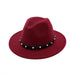 Unisex Woolen Winter Hat Wine Red