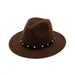 Unisex Woolen Winter Hat Brown