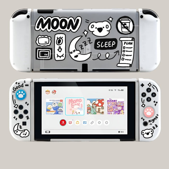 Transparent Silicone Game Console Protective Case Picture Color