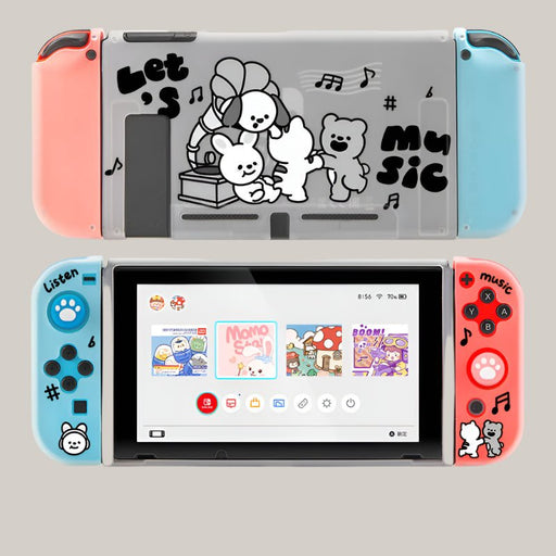 Transparent Silicone Game Console Protective Case