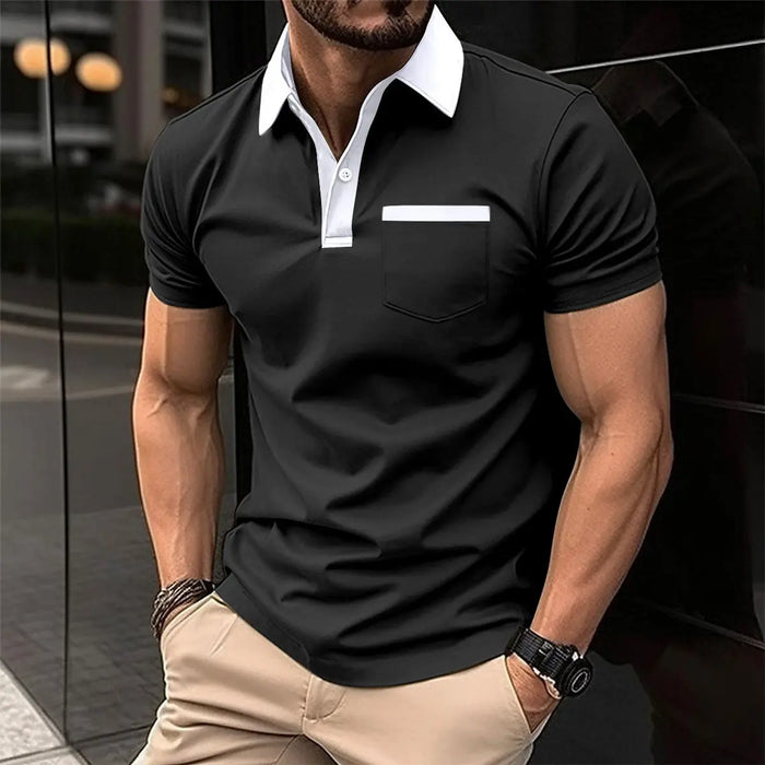 Trendy Men's Fashion Tops - Stylish Polos Black