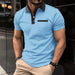 Trendy Men's Fashion Tops - Stylish Polos Sky Blue