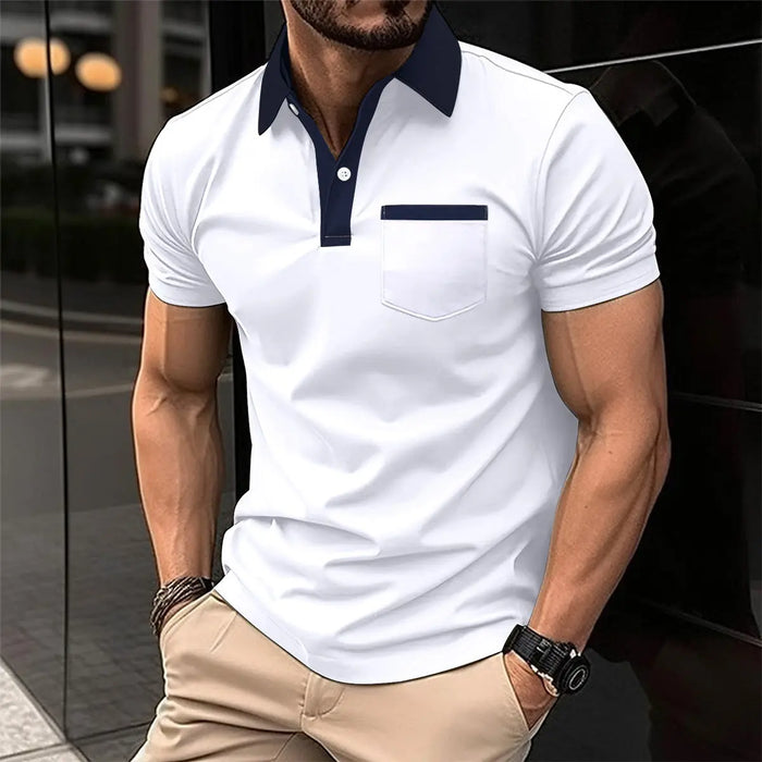 Trendy Men's Fashion Tops - Stylish Polos White