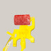 Trimming Paint Roller Corner Paint Brush