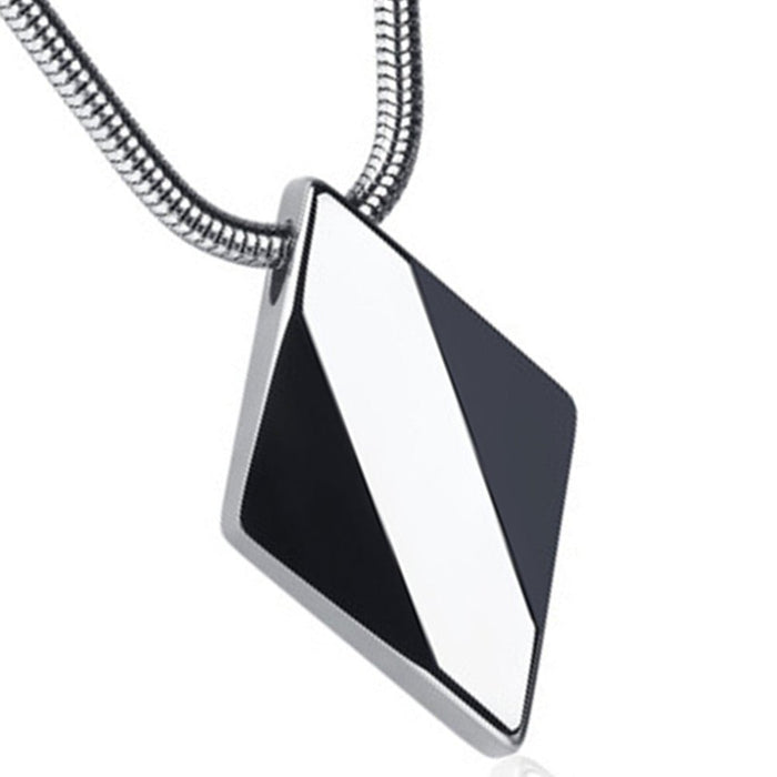 Tungsten Gold Pendant Necklace