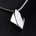 Tungsten Gold Pendant Necklace