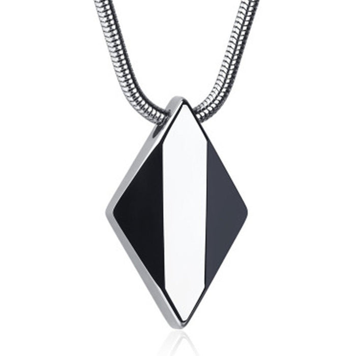 Tungsten Gold Pendant Necklace