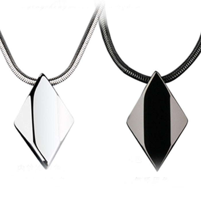 Gold-Tone Tungsten Pendant Necklace