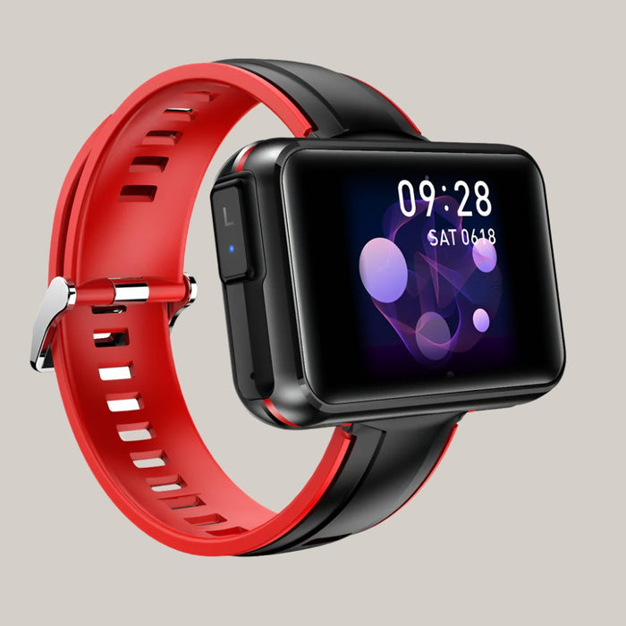 TWS Bluetooth headset smart bracelet Red