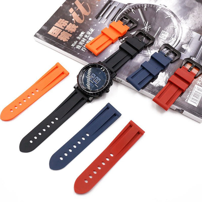 Penahai Men's Rubber Watch Strap