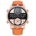 Men's Water-Resistant Sports Quartz Watch Rose gold