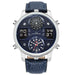 Men's Water-Resistant Sports Quartz Watch Blue